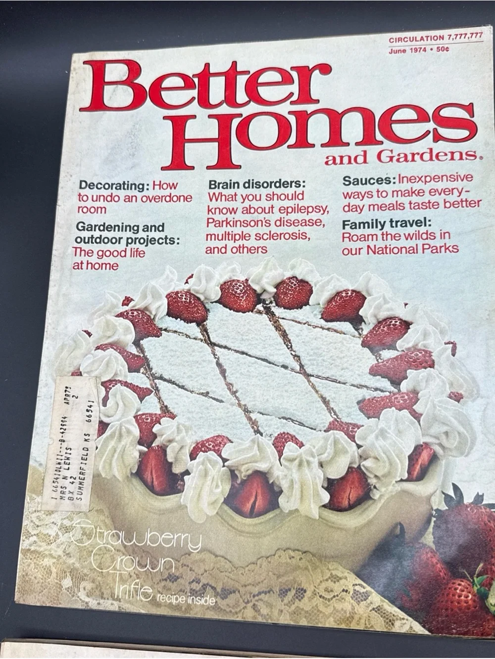 Better Homes And Gardens Vintage Covers with Red, White, Cream, Blue Accents